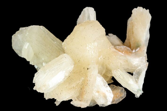 Peach Colored Stilbite Crystal Cluster - India #126117